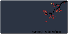 snow_shinobi XXL Gaming Mousepad