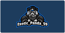 exotic_panda_59 XXL Gaming Mousepad