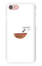 quinoa bowl iPhone case
