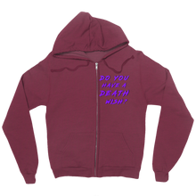 deathwish198510 Zip Up Hoodie