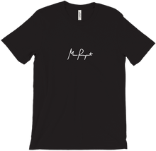T-Shirt Unterschrift in der Mitte