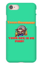 Sox on Fire iPhone Phone Cases