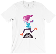 T-Shirts Cool Character Design - Run For Your Life