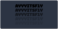 ayyyitsf1y XXL Gaming Mousepad