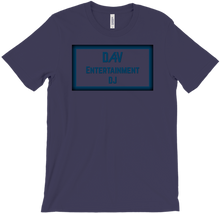 D4V Entertainment T-Shirt Logo Blue