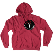 BlackHeartMan Hoodies (No-Zip/Pullover- Red Heart)