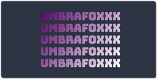 umbrafoxxx XXL Gaming Mousepad