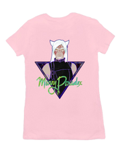 Mannyparadox logo tshirt-women-back