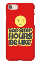 Sad Simp iPhone Phone Cases