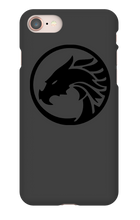 QcDragonz iPhone Phone Cases Black Logo