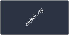 einfach_rey XXL Gaming Mousepad