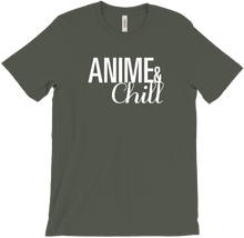Anime and Chill White Letters T-Shirts