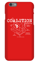 Wireframe Retro Rig Design - iPhone Phone Case