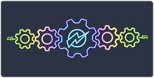 Neon gears XXL mousepad