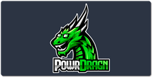 PowrDragn Gaming Full Logo XXL Gaming Mousepad