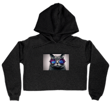 cat cropped hoodie