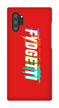 FYDGETTI White Text Design Samsung Phone Case