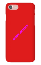 angry_cat20tv iPhone Phone Cases