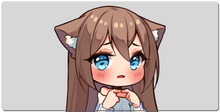 EricaErtsuu Shy XXL Gaming Mousepad