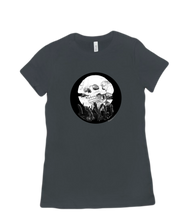 Skull Moon womens tshirt