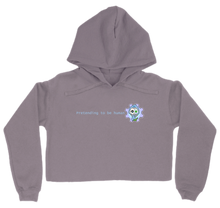 Pretending to be Human v.2 cropped hoodie
