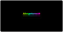alexpeterss18 XXL Gaming Mousepad