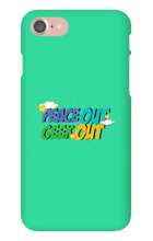 peace out geek out iphone case!