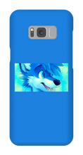 blue wolf Samsung Phone Cases