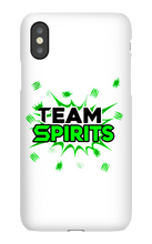 Team Spirits Green Theme iPhone Phone Cases
