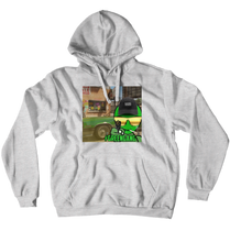 Green Alien Hoodies (No-Zip/Pullover)
