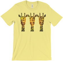 Yellow Galaxy Giraffen (T-Shirt)