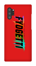 FYDGETTI Black Text Design Samsung Phone Case