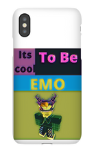 Its Cool To Be EMO iPhone Case(Color Bright  FTX)