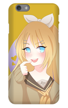 miko_ribbit iPhone Phone Cases (art by dellelone)