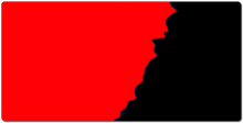 Red and black drip XL