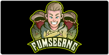 FumseGang XXL Gaming Mousepad Grüner Rand