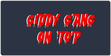 Giddy Gang Red XXL Mousepad!