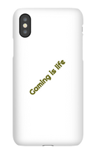 Gaming is life iphone phone case