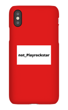not_playrockstar iPhone Phone Cases