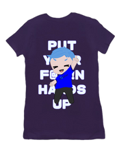 Put Your F@*#!N Hands Up tshirt-women-back