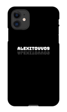 alexitovv09 iPhone texto blanco