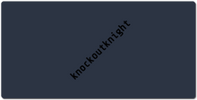 knockoutknight_ XXL Gaming Mousepad