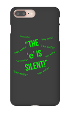 Silent "e" iPhone Phone Case