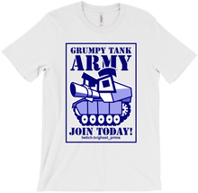 Grumpy Tank Army T-Shirts Light Colors