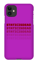 staticisdead iPhone Phone Cases