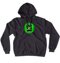 Skullfish Green Hoodies (No-Zip/Pullover)