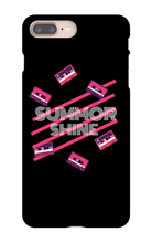 summorshine Retro Tapes Black iPhone Case