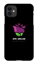Cover Iphone (Rosa viola con scritta)