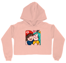 hug women’s cropped hoodie