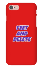 blade442211 yeet and delete iPhone Phone Cases